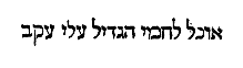 [Hebrew Text]