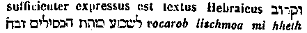 Hebrew Text