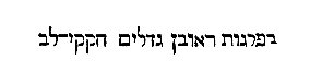 [Hebrew text]