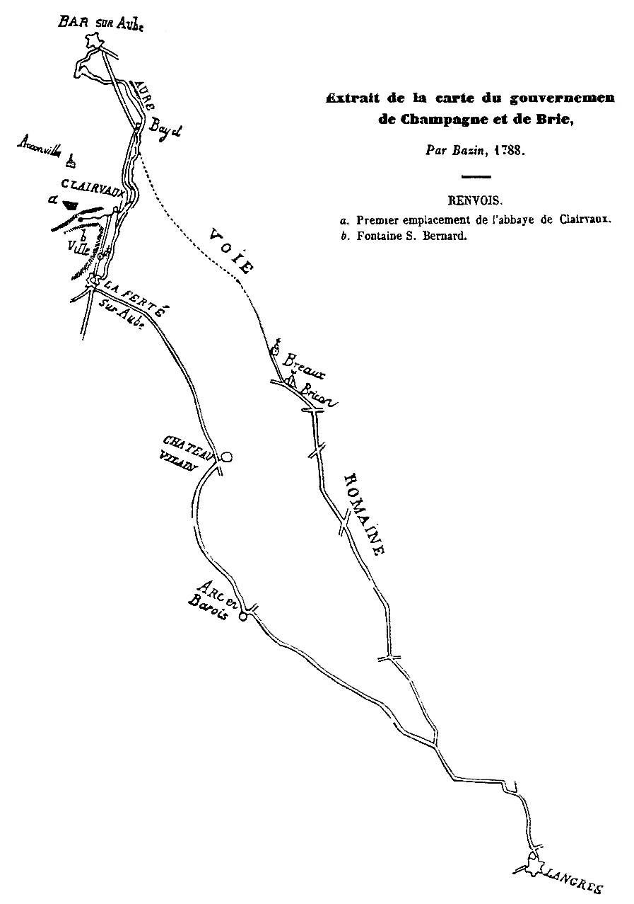 [Extrait de la carte du gouvernemen de Champagne et de Brie]