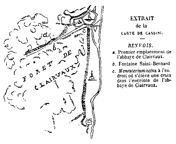 [Extrait de la carte de Cassini]