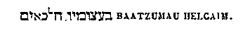 [Hebrew Text]