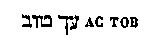 [Hebrew Text]
