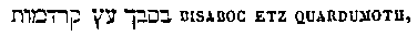 [Hebrew Text]